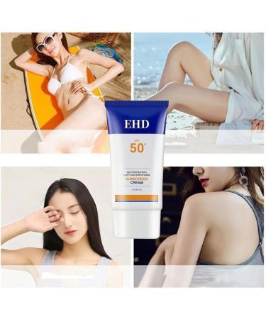Kirposh Ehd Sunscreen EHD Sunscreen Cream Ehd Sunscreen Spf 50 Sunscreen For Face Face Sunscreen Moisturizer Daily Uv Defense Sunscreen No Sticky Feeling Color 1pcs - Buy Online on GoSupps.com