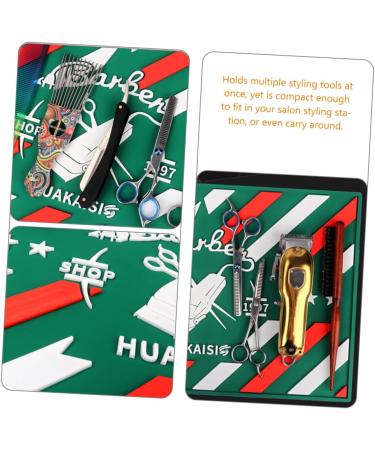 MAGICLULU Haircut Mat Barber Mat for Station Hair Rollers for Women Holder Storage Vanity Accessories for Women Salon Mats for Hair Stylist Anti- Pad Rubber Pad Modeling - Buy Online on GoSupps.com