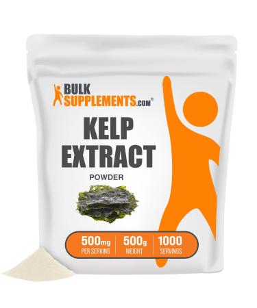 BULKSUPPLEMENTS.COM Kelp Extract Powder - Seaweed Supplement - Kelp Powder - Seaweed Extract - Sea Kelp Supplements - Kelp Supplement - Seaweed Powder - Sea Kelp Extract (500 Grams - 1.1 lbs) 1.1 Pound (Pack of 1)
