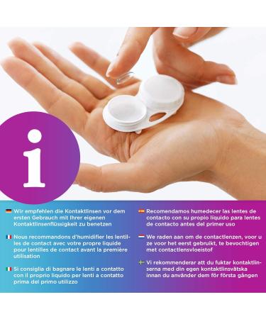 Fresh Mint Green Contact Lenses - Silicone Comfort Strong Coverage | 1 Pair -2.00 Diopters - Buy Online on GoSupps.com