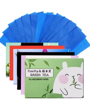 Oil Blotting Sheets for Face 6-Pack 300 Sheets total Face Skin Oil Control Film Remove Excess Oil Organic Silky Blotting Sheet Instant Oil-Absorbing