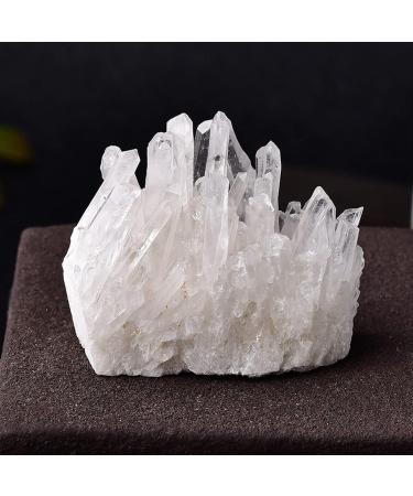 1PC Natural Raw Quartz White Clear Crystal Cluster Stones Crystal Point Specimen Home Decoration Raw Crystals ES ZJGIDTEM 1pc Random Delivery - Buy Online on GoSupps.com