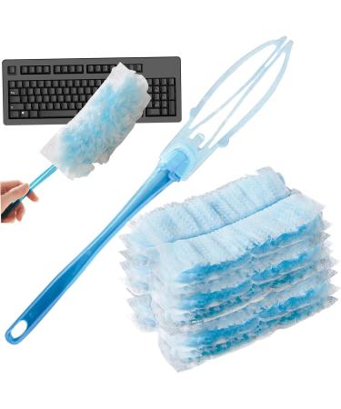 8PCS Duster Refill Microfibre Dusters Refills Electrostatic Adsorption Dusting Tools with 1 Handle Duster Disposable Replacement Dusters for Cleaning Home Office Furniture. - Buy Online on GoSupps.com