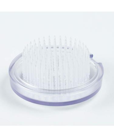 Wazakura Clear Ikebana Kenzan Japanese Flower Holder  Made in Japan  Plastic Floral Arranging Pin Frog  Round - 3(78mm) Clear - Buy Online on GoSupps.com