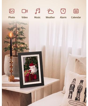 10.1 MOOLINK WiFi Digital Photo Frame - Touch Screen, HD Display, 16GB Storage - Share Photos via Email, App, USB Drive, SD Card - Black - Buy Online on GoSupps.com