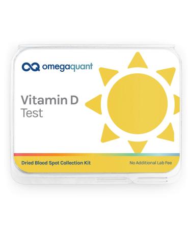 Omega Quant Vitamin D Home Test Kit - with Collection Kit Vitamin D Test | Accurate Results Validated Methods Certified Lab Fast Results