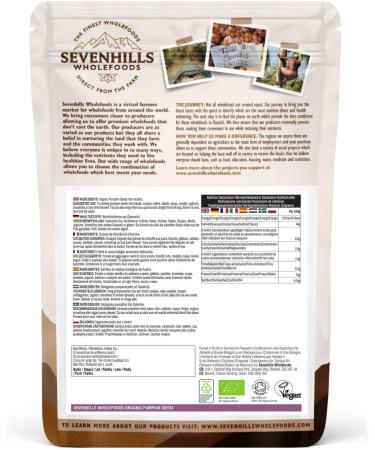 Sevenhills Wholefoods Organic European Pumpkin Seeds 400g - Premium Quality from Austria - Buy Online on GoSupps.com