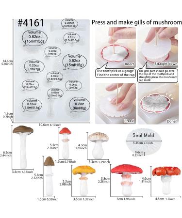 FUNSHOWCASE Mushroom Silicone Mold for Fondant Cake Decorating and Chocolate Modelling - Buy Online on GoSupps.com