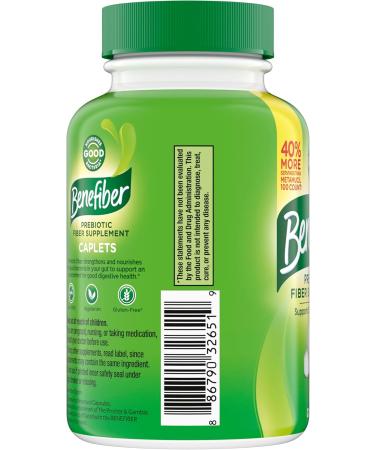 Benefiber Prebiotic Fiber Supplement Caplets 84 Count 84 Count (Pack of 1) - Buy Online on GoSupps.com