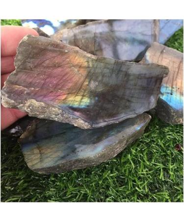 Stone Crafts Natural Heavy Flash Labradorite Crystal Gemstone Slice Metaphysical Crystal Stone Crystal Reiki - Buy Online on GoSupps.com