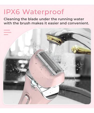 Rechargeable Electric Shaver for Women - USB Wet & Dry Razor for Legs Arms Underarms & Bikini - Buy Online on GoSupps.com