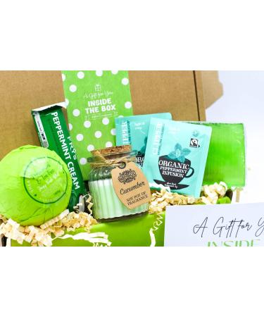 Pamper Hamper Gift Box Mother's Day Happy Birthday Thank You or Thinking of You Self Care Gift for Women by Inside the Box Gifts (Mint) - Buy Online on GoSupps.com