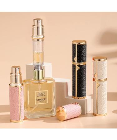 Portable Mini Refillable Atomizer - Cowhide Travel Perfume Bottle (5ml) | Perfect for Travel & Business - Buy Online on GoSupps.com