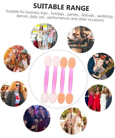 CANIGHT 80pcs Eye Shadow Sponge Eyeshadow Sponge Brush Plastic Makeup Brush Non Latex - Buy Online on GoSupps.com