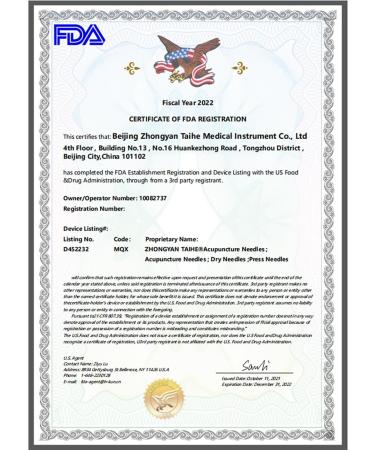 Zhongyan Taihe 500pcs Disposable Sterile Acupuncture Needles with Hose - All Sizes Sharp Ideal for Beauty & Massage (0.40mm * 75mm) - Buy Online on GoSupps.com