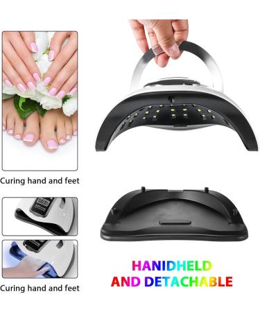 Yorking 280W LED Nail Dryer Lamp - UV Gel Light with Timer & Sensor for Gel Nails Shellac & Toenails - Fast Drying Professional Quality - Buy Online on GoSupps.com