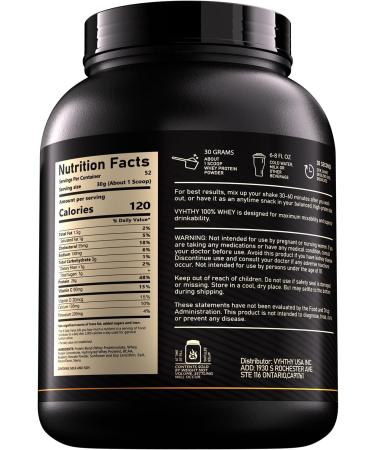 VYHTHY Blueberry Pancake Flavored Whey Protein Powder 24g Protein per Serving Fast-Absorbing Concentrated whey Protein Low Sugar Gluten-Free Natural Flavor 3.5lbs(56oz) - Buy Online on GoSupps.com