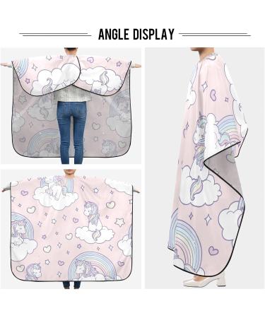 Buy Waterproof Barber Cape - Unicorn & Star Moon Pattern | Cheetah Haircut Bib for Men & Unisex Hair Cutting Cape - International Shipping Available - Buy Online on GoSupps.com