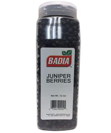 12 oz Natural Dried Whole Juniper Berries - Enebrina Entera - Premium Quality - Buy Online on GoSupps.com