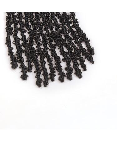 Short Butterfly Locs Crochet Hair 12 Inch 6 Packs Black Bob Style | Distressed Faux Locs Crochet Braids for Women - Buy Online on GoSupps.com