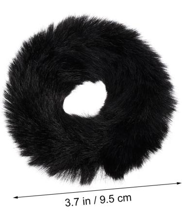 4 Pieces Hair Bow Autumn Winter Hair Ropes Hair Band Furry Ponytail Holder for Women Girl Scrunchies Hair Rope Lose Christmas - Buy Online on GoSupps.com