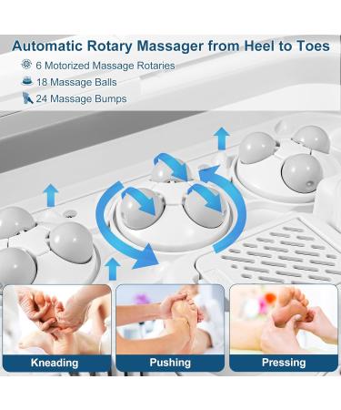 UNIFULL Collapsible Foot Spa Bath with Heat Motorized Massager Touch Screen Foot Pedicure Kit Temperature Control Pedicure Foot Spa Foot Bath - Buy Online on GoSupps.com
