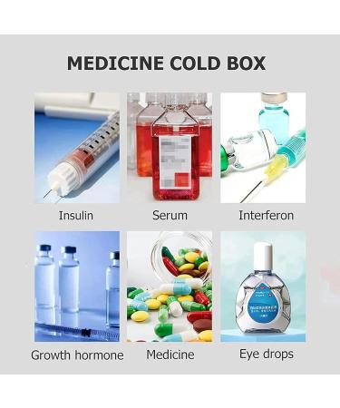 Travel Medicine Cooler Mini Refrigerator Portable Insulin Cooler/insulin Cooler/medicine Refrigerator/small Car Mobile Refrigerator USB Charging 1battery - Buy Online on GoSupps.com