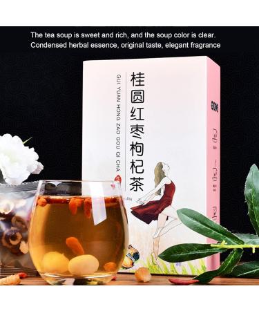 Red Dates Tea Longan & Wolfberry Herbal Tea Bags - Qi & Blood Support for Female Menstrual Periods - Buy Online on GoSupps.com