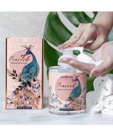 Christmas Foaming Hand Soap Gift Box - Peacock & Blue Lotus Aroma - 500ml International Shipping - Buy Online on GoSupps.com