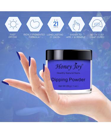 Honey Joy Dark Purple Nail Dip Dipping Powder 1oz (HJ-ND064B-WD4) - Buy Online on GoSupps.com