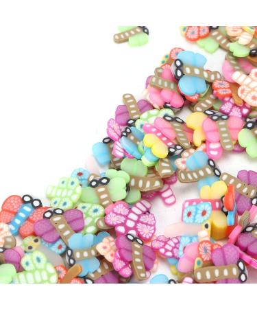 60g Mixed Bead Nail Art Slices - Colorful Lightweight Animal Beads for Crafting & Card Making | International Shipping - Buy Online on GoSupps.com