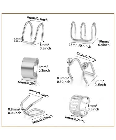 24-Piece Hair Jewelry Set | Dreadlocks & Braids Accessories | Silver Hair Rings & Clips for Men & Women - Buy Online on GoSupps.com