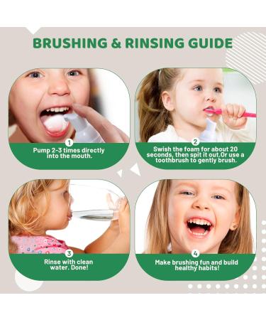 NOHOO Fluoride Free Foam Toothpaste Kids Watermelon Natural Training Toothpaste for Baby Toddler Children Oral Cleaning and Cavity Protection(2 Pack) Watermelon 2.1 Fl Oz (Pack of 2) - Buy Online on GoSupps.com