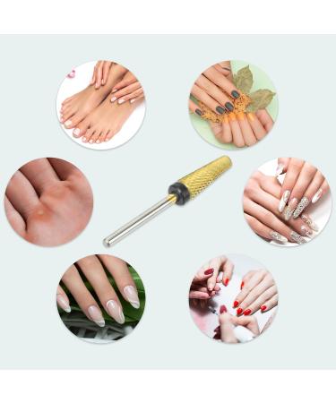 VOCOSTE Nail Drill Bits Tungsten Steel Nail Art Tools Gold Tone - Buy Online on GoSupps.com