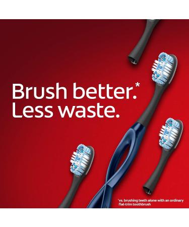 Colgate Keep Soft Manual Toothbrush for Adults with 2 Whitening Brush Heads - Navy Starter Kit - Buy Online on GoSupps.com