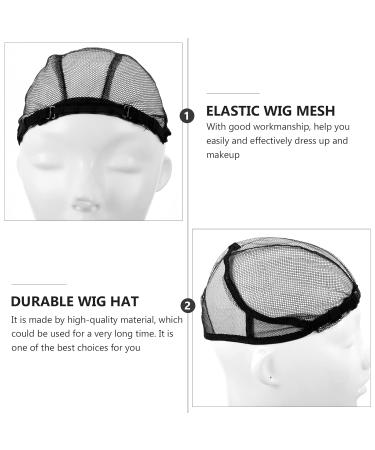 FOMIYES Mesh Wig Caps for Weaving - Stretchable Nylon Hair Net for Women - Black Wig Making Supplies - Buy Online on GoSupps.com