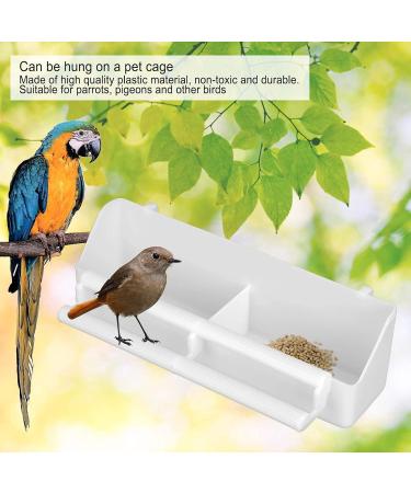 Herchr 4 Piece Bird Cage Set | Water Dispenser Food Feeder & Bowl for Parakeets Pigeons & Nymphs - International Shipping Available - Buy Online on GoSupps.com