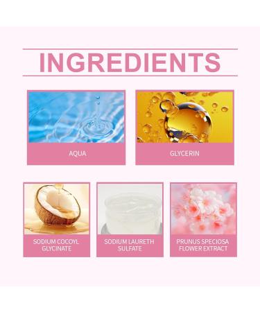 Aeviani Gentle Hydrating Face Wash with Cherry Blossom Moisturizing Deep Cleansing Facial Cleanser for a Smooth Complexion 1.76 oz - Buy Online on GoSupps.com