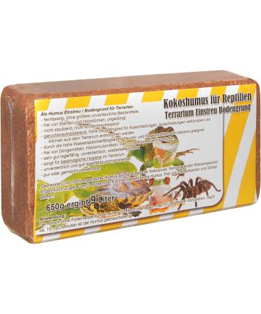 Humus Brick - 50L Coconut Litter for Reptiles | Eco-Friendly Terrarium Substrate & Litter for Turtles | 6 x 650g Packs - Buy Online on GoSupps.com