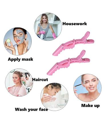 Teqifu Hair Clips 14 pcs - Professional Alligator Hair Clips for Styling and Cutting - Non-slip Grip with Wide Teeth - Durable Double-Hinged Design - Women's Salon Hair Accessories - Buy Online on GoSupps.com