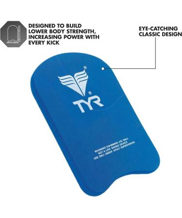 TYR Junior Kickboard Blue | Swim Training Aid 14.5 x 10 Inches - Buy Online on GoSupps.com