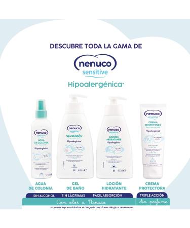 Nenuco Sensitive Hypoallergenic Baby Moisturizing Lotion Easy Absorb with A Nenuco Smell 400ml - Buy Online on GoSupps.com