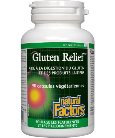 Gluten Relief (90Capsules) Brand: Natural Factors - Buy Online on GoSupps.com