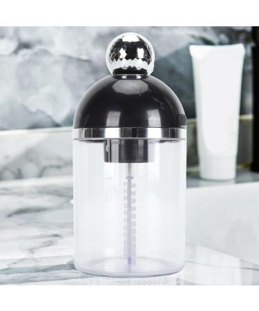 Face Wash Foam Maker Bottle Rechargeable Waterproof Electric Facial Cleanser Foam Cup for Travel (Black) - Buy Online on GoSupps.com