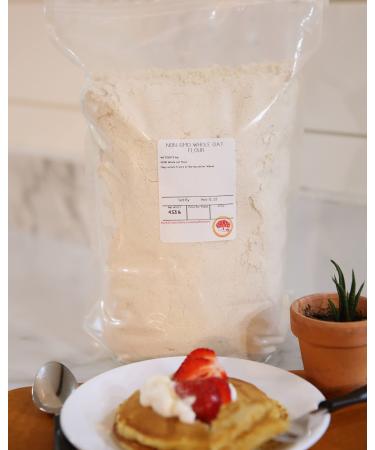 Kauffman's Fruit Farm Bulk Whole Oat Flour For Baking, 4.5 Lb. Bag 4.5 Pound (Pack of 1)