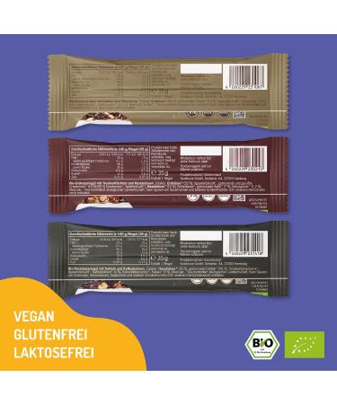 Foodlose Organic Nut Trial Package | Vegan Gluten & Lactose-Free Bars | 24 Pieces of Healthy Snack Varieties - Buy Online on GoSupps.com