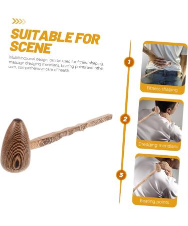 Healeved Portable Back Massage Hammer - Acupressure Hand Massager & Plush Massage Device | 43x8cm - Buy Online on GoSupps.com