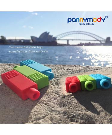 Panny & Mody 6-Pack Chewing Chain Set | Silicone Pencil Attachments for Autism & ADHD | Chewable Jewelry & Sensory Oral Motor Aids - Buy Online on GoSupps.com