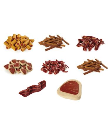 Dog Snack Treat Bulk Packs All Natural Made in The USA Snacks & Treats for Dogs(10 Snack Treats Lean Jerky Sticks)