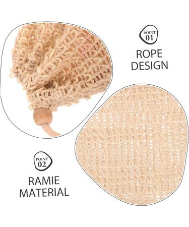 VINTORKY 10pcs Net Soap Storage Body Bar Soap Cotton Linen Soap Punch Soap Loofah Pouch Ramie - Buy Online on GoSupps.com